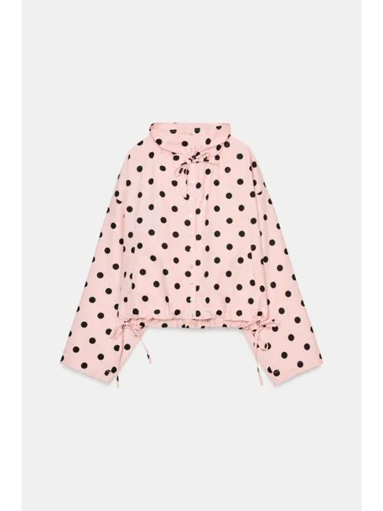 ZARA POLKA DOT JACKET - Picture 3 of 5